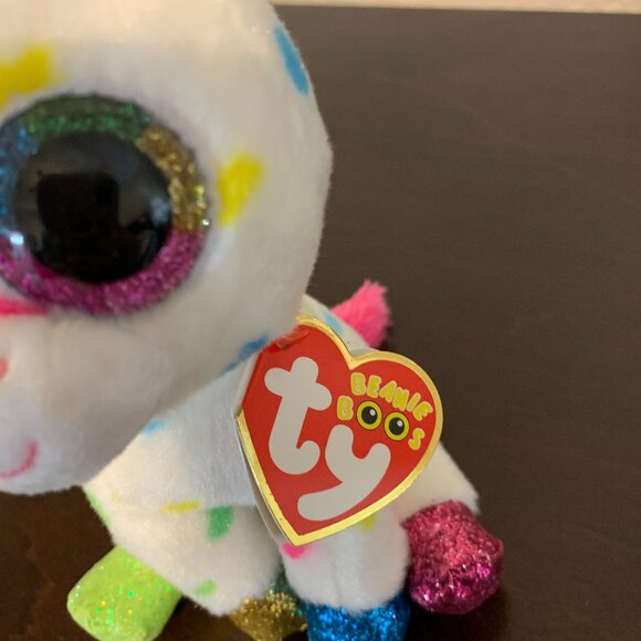 Ty Beanie Boos Collection Rainbow Unicorn - Harmonie - Picture 4 of 5